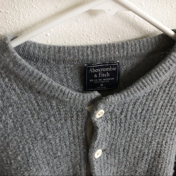 Abercrombie and Fitch Soft Grey Sweater* - Picture 2 of 4